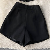 Pantaloni scurti Nereida cu talie elastica si buzunare laterale