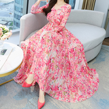 Rochie midi Asante cu volanase