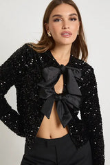 Jacheta eleganta Marra cu paiete