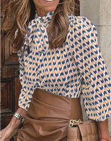 Bluza Danne cu maneci tip clopot si panglica