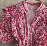 Rochie mini Posana cu nasturi imbracati