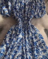 Rochie Unamy cu imprimeu floral si talie elastica