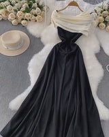 Rochie midi Chantya cu sal