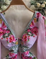 Costum de baie Rozza cu maneci lungi