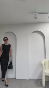 Rochie Anika cu nasturi imbracati si curea accesorizata