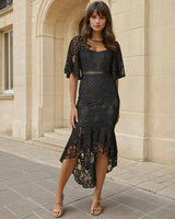 Rochie Alexis tip sirena, din dantela