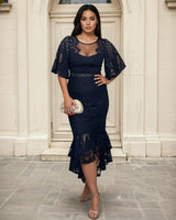 Rochie Alexis tip sirena, din dantela