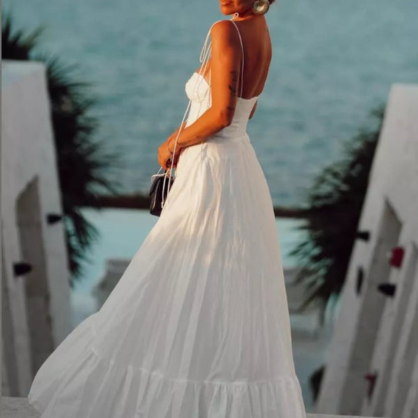 Rochie Hara cu bretele si croi tip corset in talie