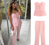 Set Jasmin compus din top si pantaloni