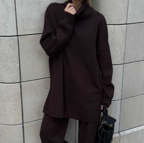 Set Linda - bluza si pantaloni din tricot