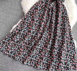 Rochie Ressa galben cu maneci scurte si imprimeu floral