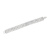 Bratara ajustabila lata, cu pietre strass