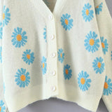 Jerseu Jael alb din tricot