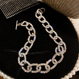 Colier cu pietre strass