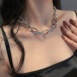 Colier cu pietre strass