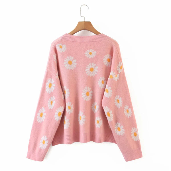 Jerseu Jael roz din tricot