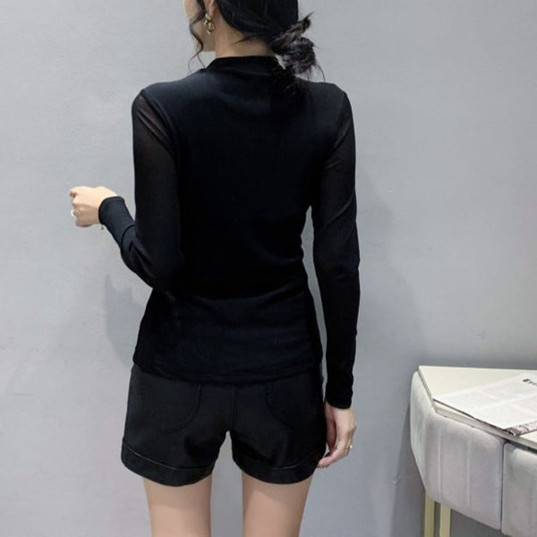 Bluza Emalia din material tip plasa