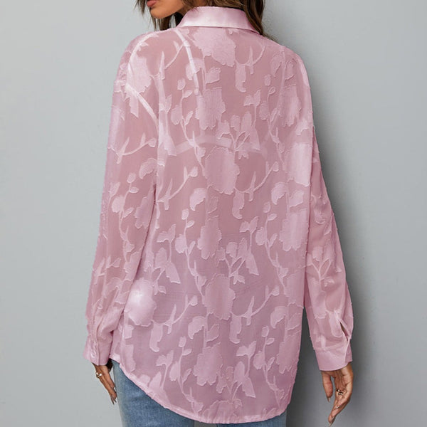 Camasa Karen cu model floral