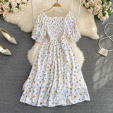 Rochie Onda alba cu imprimeu floral