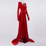 Rochie Geovanna roz din catifea
