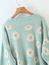 Jerseu Jael turcoaz din tricot