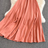 Rochie Rodna portocalie cu curea