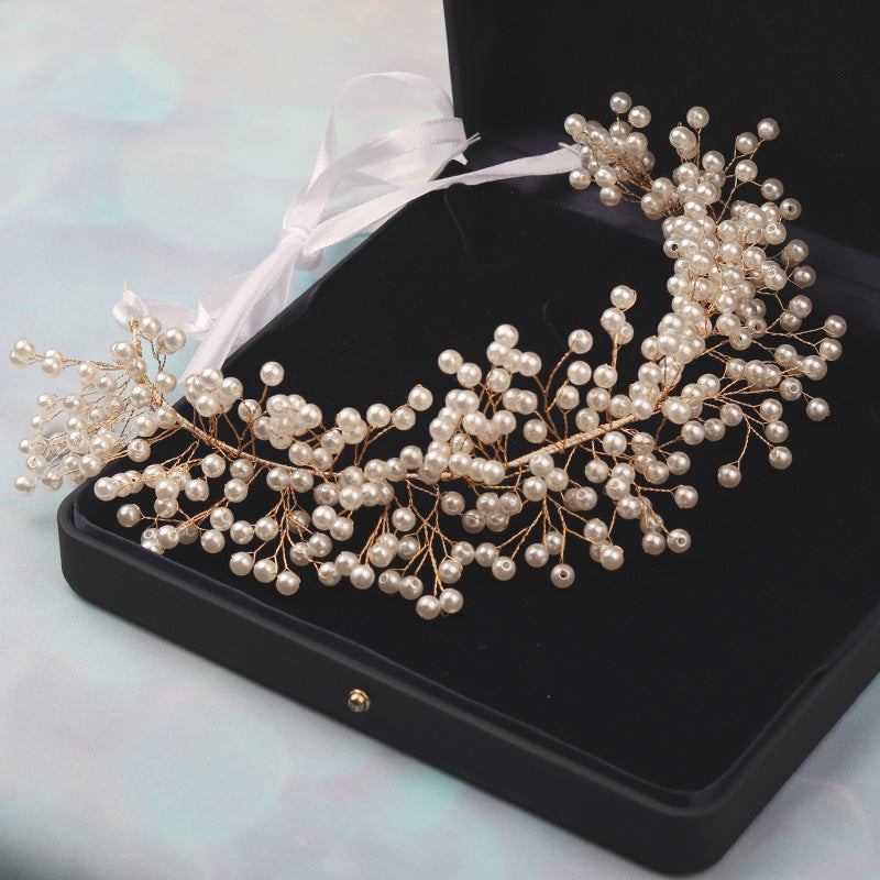Accesoriu pentru par elegant cu perle