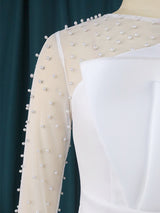 Rochie Calista alba conica