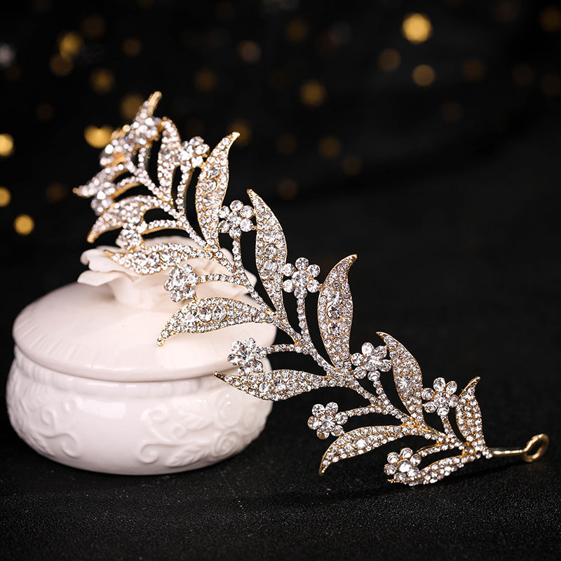 Diadema in forma de frunze si flori