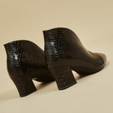 Botine Amely din piele ecologica