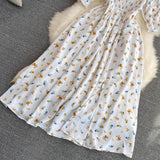 Rochie Onda alba cu imprimeu floral