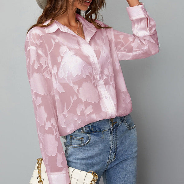 Camasa Karen cu model floral