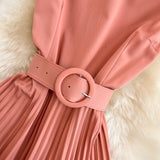 Rochie Rodna portocalie cu curea