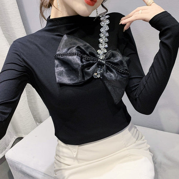 Bluza Aldona cu funda supradimensionata