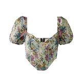 Top Kaida crem tip corset