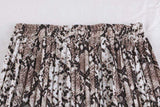 Fusta Tayla maro inchis cu animal print
